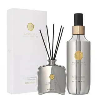 Rituals Raumduft Rituals Royal Tea Duftstäbchen und Home Perfume Home Duo (Harmonisch abgestimmtes Raumduft Duo für dauerhaftes und sofortiges Dufterlebnis) weiß