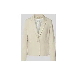Blazer mit Leistentaschen Modell 'SELSEY', Beige, 40