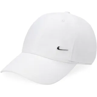 Nike Dri-FIT Club Unstructured Metal Swoosh Cap 100 white/metallic silver L/XL