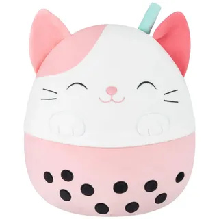 Squishmallows Original 16-Inch Roxy the Pink Calico Cat Boba Tea