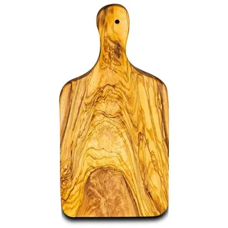 Levandeo® Schneidebrett, Schneidebrett Olivenholz Holz ca. 26cm Küchenbrett Brotzeit