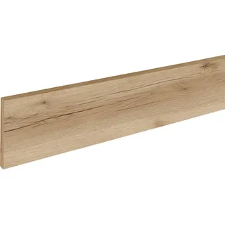 kochstation Sockelblende KOCHSTATION "KS-Ahus", braun (wildeichefarben), B:180cm H:17cm T:1,6cm, Holzwerkstoff, Melamin, Möbelblenden, Abdeckblende Sockelblende, Breite 180 cm