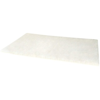 Fellteppich 60 x 90 cm weiß rechteckig Dekofell Teppich täuschend echt