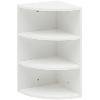 Wohnling Eckregal 30 x 60 x 30 cm Weiß
