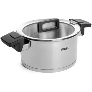 WOLL Kochtopf Concept, Edelstahl 18/10 (1-tlg), Induktion silberfarben 3,4 l | Ø 20 cm x 11 cm
