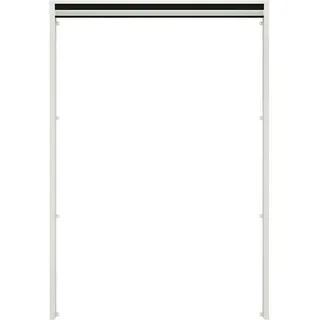 hecht International Insektenschutz Dachfenster Plissee 80 x 160 cm Weiß