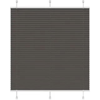 vidaXL Plissee 120 x 100 cm schwarz