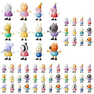 Peppa Pig Peppa’s Party Friends Figure (one piece - Sortiert) (Packung mit 5)