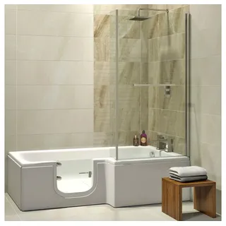 hak Handelsagentur Koch Solarna Badewanne mit Tür 170 x 85 cm (170 x 85/70 cm) rechts