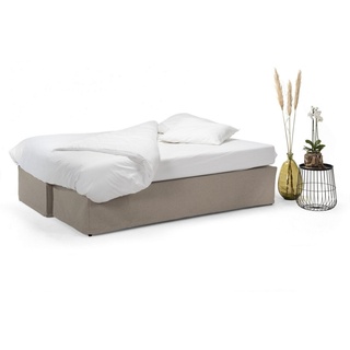 BedBox Funktionsbett »Tagesbett, Unterbau Bett Premium, TWINBOX«, Einzel- oder Doppelbett, optional mit Matratze grau