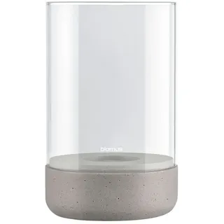 BLOMUS Windlicht Calma Glas Grau