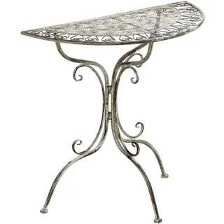 Beliani Bistrotisch 80 x 36 x 75 cm Grau