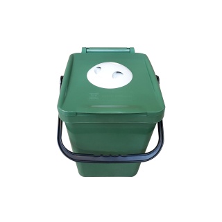 Biologic Küchen Vorsortierbehälter mit Geruchsfilter, grün Volumen: 20 Liter