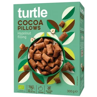 Turtle Schokokissen mit Haselnussfüllung bio