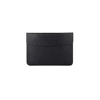 HotYou Laptop Hülle - PU Leder Tasche Schutzhülle Lederhülle Wallet Case Leather Sleeve Aktentasche mit Karten-Slot für Apple MacBook Air/MacBook Pro,Schwarz,MacBook 15.4 Zoll