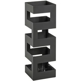 Haku-Möbel Schirmständer 16 x 16 x 48 schwarz