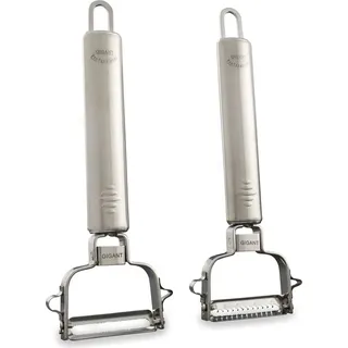 Novabest Gigant Schäler Set 2-teilig Multischäler Julienne-Schneider Edelstahl