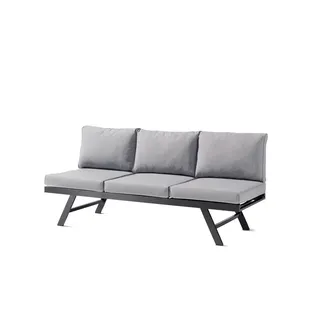 Sieger Loungeliege   ¦ grau ¦ Maße (cm): B: 80 H: 89