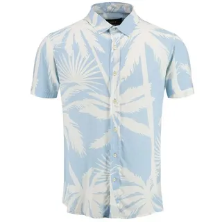 Key Largo Hawaiihemd Herren Hawaii Freizeit Hemd Palms MSH00022 Regular Kurzarm Kentkragen Gemustert S