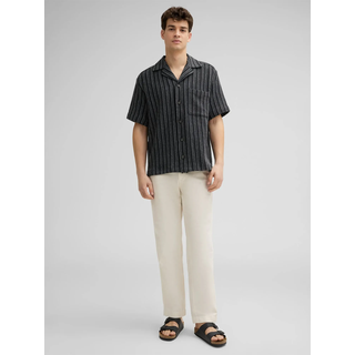 STRELLSON Hemd schwarz / offwhite M