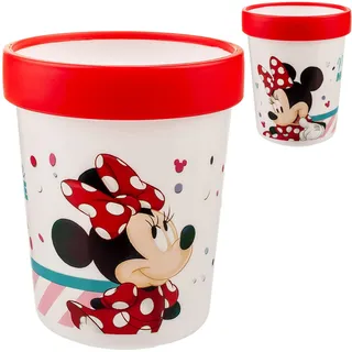 alles-meine.de GmbH 3 in 1 - Trinkbecher/Zahnputzbecher/Malbecher - Becher - Minnie Mouse 250 ml - Mikrowellen geeignet - Trinkglas aus Kunststoff Plastik - Kinder - Mädc..