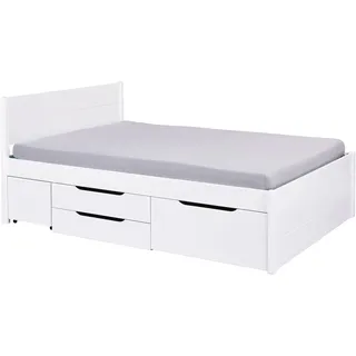 Interlink Inter Link Bett Efetivo 160 x 200 cm Holz Weiß