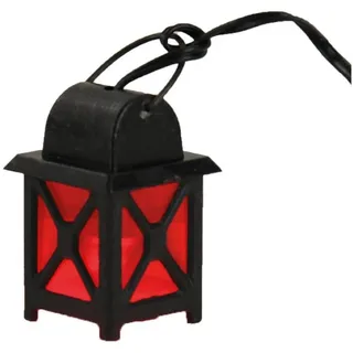 FADEDA Krippen-Zubehör FADEDA Laterne Kunststoff rot, LED, Höhe in cm: 3,3