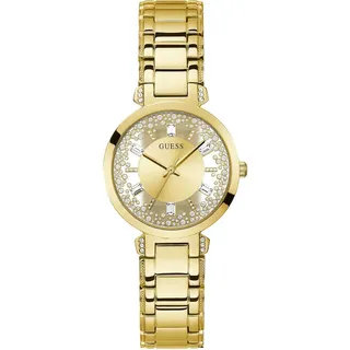 GUESS Crystal Clear GW0470L2 Damenuhr - Goldfarben/Goldfarben