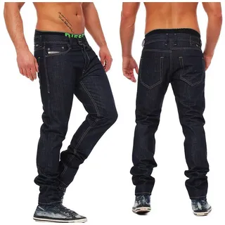 Diesel Tapered-fit-Jeans Diesel Herren Denim Jeans Tepphar 008Y9 Rinse Deep Dark Wash 5-Pocket-Style blau 30