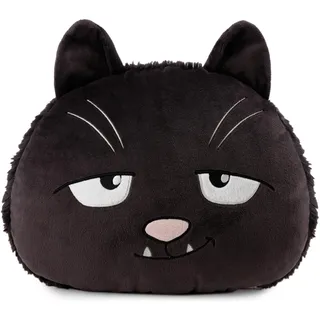 NICI Kissen Katze 35 x 28 cm Schwarz