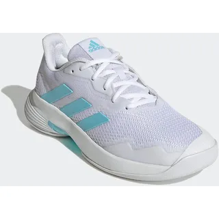adidas CourtJam Control Tennisschuh Cloud White / Bliss Blue / Cloud White 38 2/3