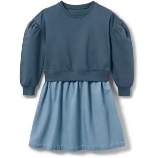 Tchibo - Kinder-Sweatkleid - Gr. 158/164 - blau