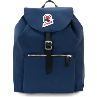 Invicta ALPINO HERITAGE Rucksack, Backpack, Daypack, Tasche, Italienisches Design mit Lederdetails;Leicht und Kompakt für Reise und Ausflüge, Damen, Herren & Teenager, blau