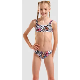 Bustier-Bikini Mädchen arena Water Prints - Graffiti - 164