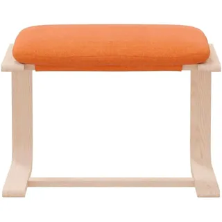 vidaXL Fußhocker Stoff 51 x 41 x 40 cm Dunkelgelb