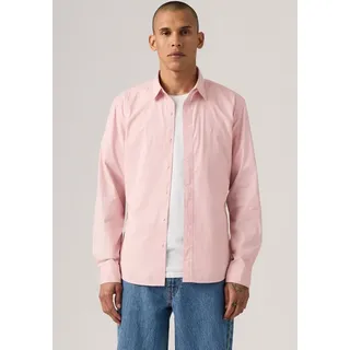 Levi's® Jeanshemd BATTERY HM SHIRT SLIM mit Logobadge rot S