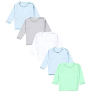 TupTam Unisex Baby Wickelshirt Langarm 5er Pack - 50