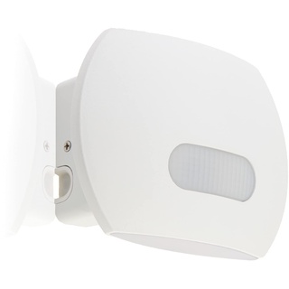 HUBER LED Wandlampe mit Bewegungsmelder 120° 20W, 1800lm I IP65 geschützte LED Außenleuchte mit Bewegungssensor I Wandleuchte innen, weiß
