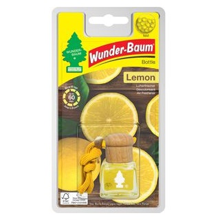 Wunderbaum Autoduft Lufterfrischer, 461201, Duftflakon, vielseitig einsetzbar, Lemon