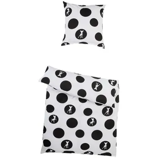 Disney Disney, Schwarz, Weiß, Textil, Tier, 135x200 cm, Schlaftextilien, Bettwäsche, Kinderbettwäsche