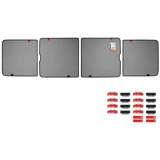 Heyner OEM Sonnenschutz HINTEN passend für VW Multivan (T5)(2003-2015) Rear, 2er Set