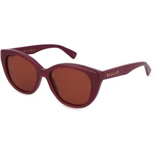 Gucci GG1588S Damen-Sonnenbrille Vollrand Butterfly Recycled Acetat-Gestell, rot
