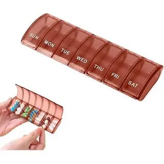 Tablettenbox 7 Tage Pillendose Medikamentenbox Vitamine