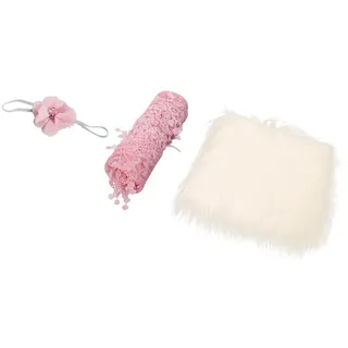 Toyvian Wickeldecke Für Babyfotografie Elastisches Bequeme Wickeltücher Für Junge Mädchen Und Kleinkinder Rosa Farbe