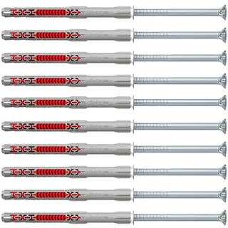 Fischer Langschaftdübel duoxpand 8 x 120 T Senkkopfschraube - 10 Stück - 562151