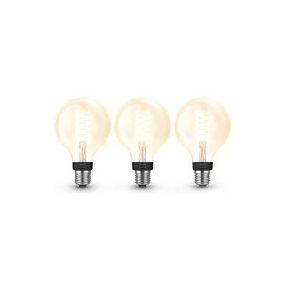 Philips Hue White Filament Globe E27 Bluetooth 3er Pack