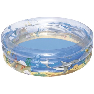 Bestway 51045 - Planschbecken Transparent Sea Life, 150 x 53 cm