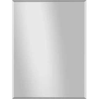 Your-Homestyle Wandspiegel Rahmenloser Facettenspiegel / Wandspiegel mit Facettenschliff Glas, Mirror Spiegel ungerahmt weiß Rechteckig | 40 cm x 60 cm