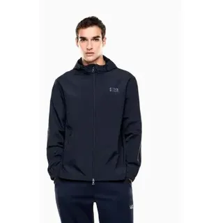 EA7 für Herren. 7M001493_AF13549 Logo Series Jacke M navy (L), Lässig, Grün, Polyester, Marine