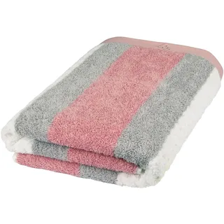 Ross Harmony Streifenfond Duschtuch 70 x 140 cm altrose/pink